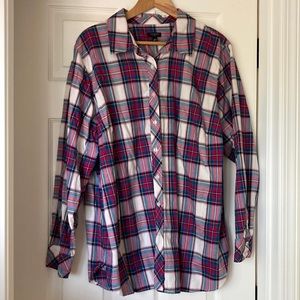 Button down long sleeved top (size 2X)